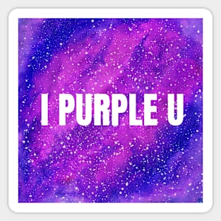 BTS I Purple U Universe Sticker